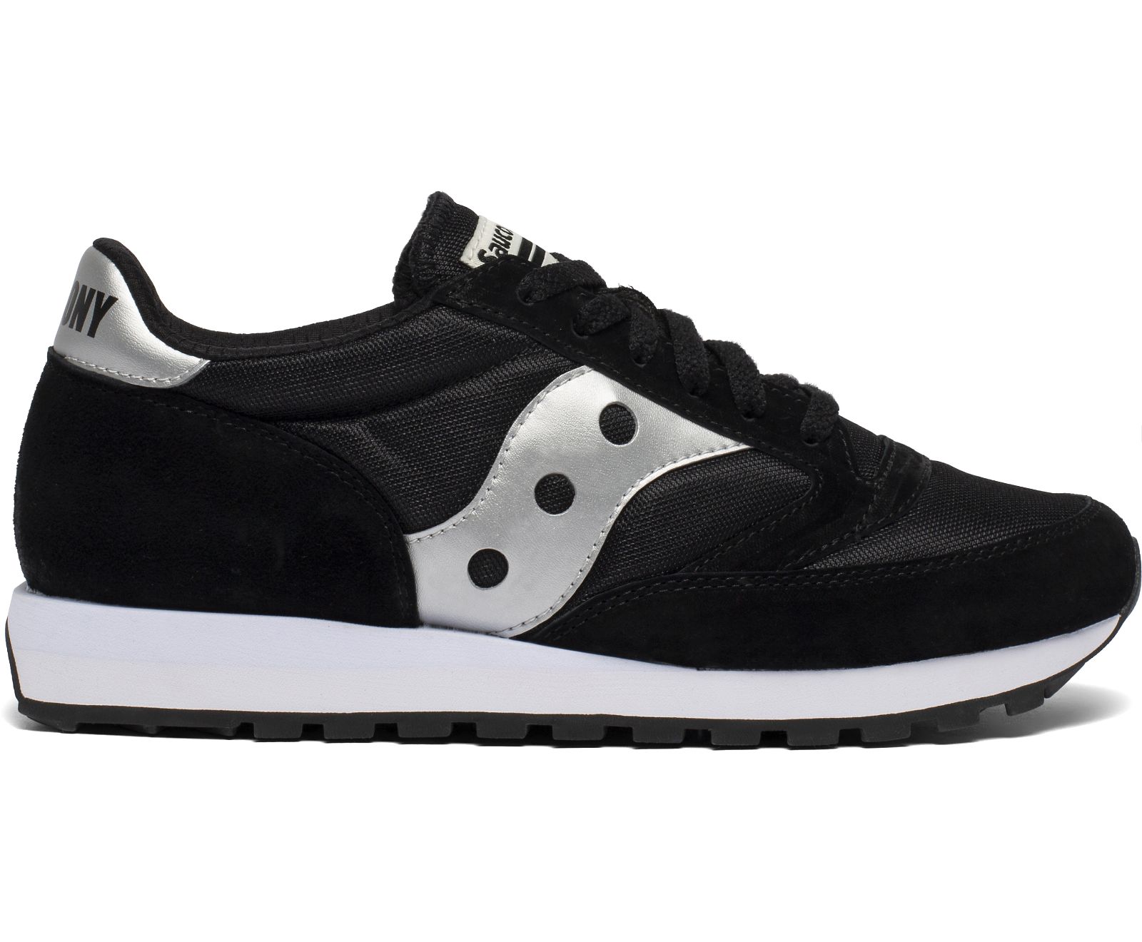 Women\'s Saucony Jazz 81 Originals Black / Silver | Singapore 023VRWD